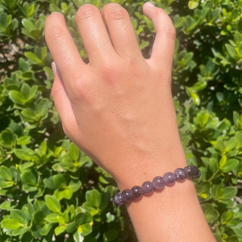 Handmade Pure Amethyst Bracelet